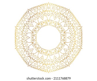 Golden mandala art design, royal, wedding, background, circle, ornaments