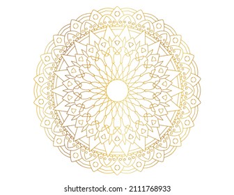 Golden mandala art design, royal, wedding, background, circle, ornaments