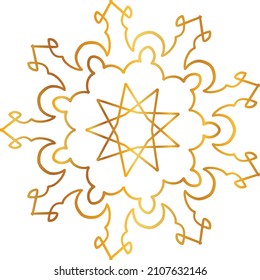 Golden mandala design, royal, vintage, traditional, art, template, wedding background