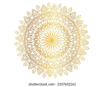 Golden mandala design, royal, vintage, traditional, art, template, wedding background