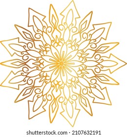 Golden mandala design, royal, vintage, traditional, art, template, wedding background