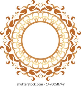 Golden mandala diwali Vektor Gratis
