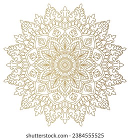 golden mandala gradient luxury mandala Decorate wedding cards