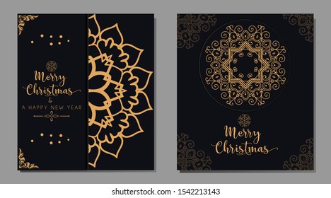 golden mandala vector background illustration