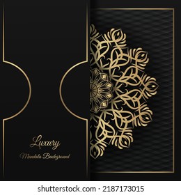 golden mandala  vintage ornament  background luxury