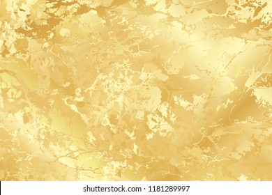 Golden marble texture background for card, invitation, wedding. Holiday decor. 