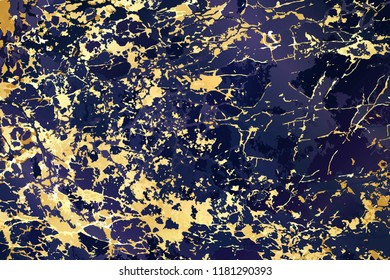 Golden marble texture background for card, invitation, wedding. Holiday decor.