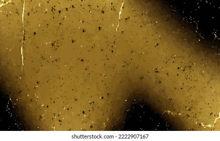 Golden marble texture with many contrasting textures. The abstract gold marble can also be used to create surface effects on architectural floors; ceramic floors and wall tiles. Vector.