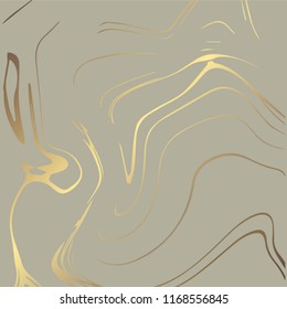 Golden marble. Vector decorative background for design of surfaces, covers, invitations