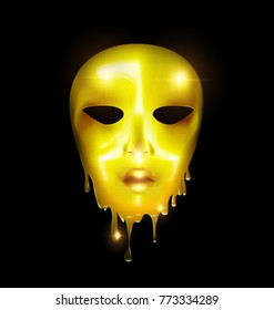 golden mask liquid face