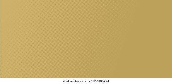 Golden matte dots Background. Monochrome Vintage Texture. Pop-art Pattern. Abstract  Overlay. Vector illustration