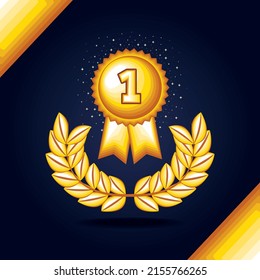 golden medal number one award