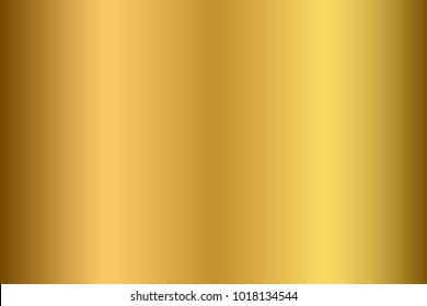 Golden metallic abstract background, modern vector gradient style, luxury bright foil