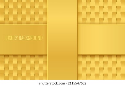 Golden metallic background. Vector illustration.