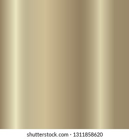 Golden Metallic, bronze, silver, chrome, copper metal foil texture gradient template. Vector gold swatch. Metallic gold gradient illustration gradation for backgrounds, banner, rings, ribbons
