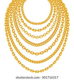 Gold Necklace Images, Stock Photos 