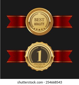 Goldenes Metall, Vektorgrafik