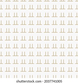 Golden minimalistic linear pattern with geometric shape and figure. Abstract vector pattern design for wallpaper, paper, web banner, business presentation, branding package, fabric print, 