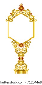 golden mirror frame