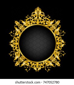 golden mirror frame