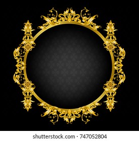 golden mirror frame