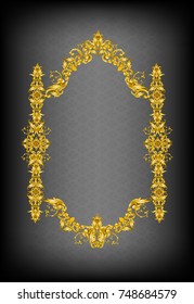 golden mirror frame