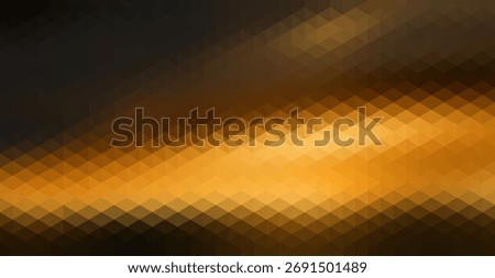 Golden Mosaic Diamond Pattern Abstract Modern Background Design