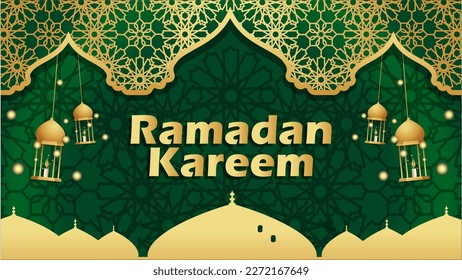 The Golden Mosque with a green background is a place of worship designed with a very strong Islamic touch. This mosque is decorated with shades of gold that reflect the luxury and majesty of Islam
