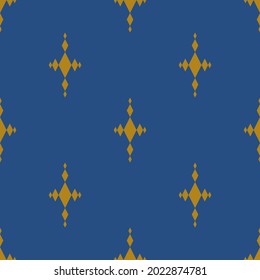 Golden Native Fabric Seamless Pattern,Thai Native fabric,Royal pattern,Seamless pattern,geometric traditional design pattern for paper,wallpaper,wrapping,gift,vectors ,minimal style 