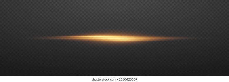 Efeitos de néon dourado, linhas horizontais e raios de luz.