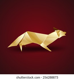 golden origami sly fox