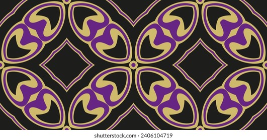 Golden ornament in Arabian style.  Geometric background. Pattern wallpapers and for backgrounds. A popular trend in interior decoration. Geometric texture. 