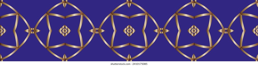 Golden ornament. Colorful patterns of arbitrary shape. Set of design elements for presentation of brochures, business cards, and Wallpapers. Abstract pattern. 