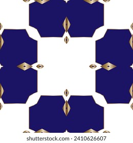 Golden ornament. Colorful patterns of arbitrary shape. Set of design elements for presentation of brochures, business cards, and Wallpapers. 