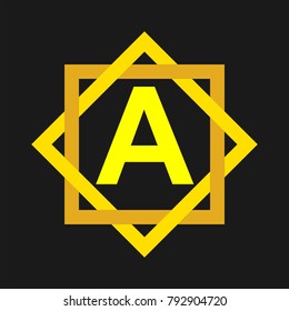A Golden Ornament Logo