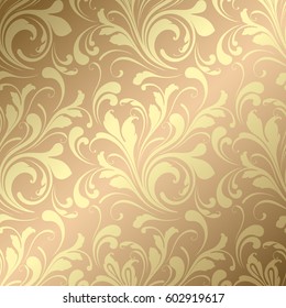 Golden ornament. Luxury background. Decorative pattern.  