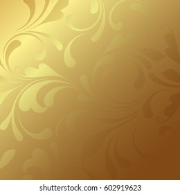 Golden ornament. Luxury background. Decorative pattern.  