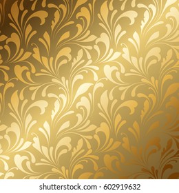 Golden ornament. Luxury background. Decorative pattern.  