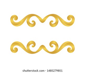 Golden Ornament Vector Illustration Design