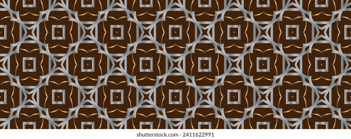 Golden ornament.  For Wallpaper, presentation, background. Interior design. Abstract pattern. Art background.