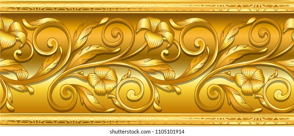 golden ornamental segment