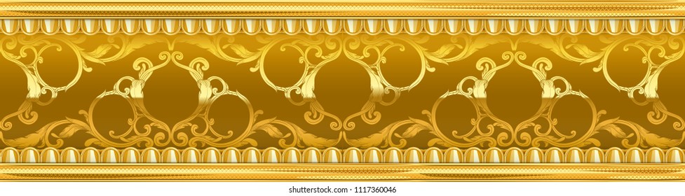 golden ornamental segment
