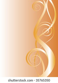 golden ornaments - vector