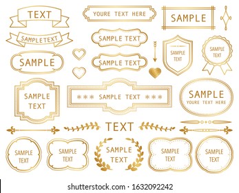 Golden ornate frames and scroll elements.