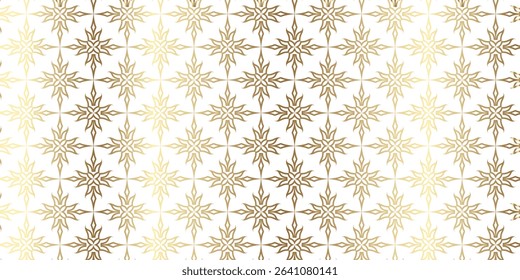 Golden Ornate Tile Pattern, vector background