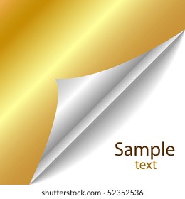Golden page corner