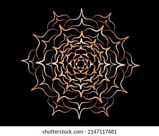 golden pattern for any kind of design. Design for decoration of cosmetics, paintings, wallpapers, clothes, books, notebooks, notepads, gift paper etc.