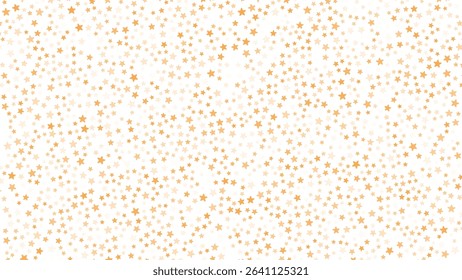 Golden pattern background with stars. Halftone gold stars isolated. Vector illustration.