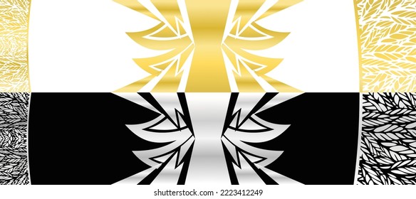 golden pattern Design 162 Apparel Sport Wear Sublimation Wallpaper Background Vector