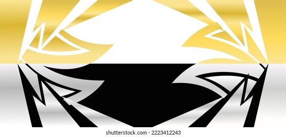 golden pattern Design 164 Apparel Sport Wear Sublimation Wallpaper Background Vector
